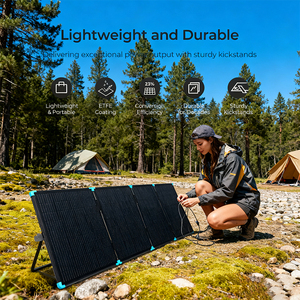 Paneles Solares Plegables Portátiles Alecter de 400W, 23% de Alta Eficiencia, Silicio Monocristalino, Certificación CE, Duraderos, Resistentes al Agua IP67 - Product Image 2