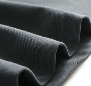 Haute qualité blanc uni 320g poids lourd Boxy surdimensionné t-shirt coton à manches courtes t-shirt hommes T-shirts - Product Image 4