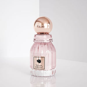 Flacon de parfum en verre sur mesure, transparent, rechargeable, à col serti - Product Image 2