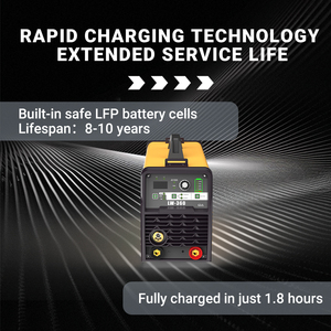 Semi Automatic Battery Powered Welder <strong>TIG</strong> MMA MIG in One 1382WH Long Time Rechargeable <strong>Welding</strong> <strong>Machine</strong> - Product Image 4