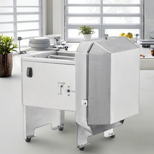 Trancheuse à bananes commerciale A5035 en acier inoxydable, design compact, facile à nettoyer, pour fruits et légumes - Product Image 1