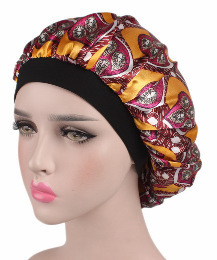Women Chemo Cap <b>Hair</b> <b>Bonnet</b> Hat Silk Head Cover With Wide Elastic Band Sleep Cap Satin <b>Bonnets</b> - Product Image 4