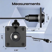 Connecteur d'alimentation femelle DC 5.5x2.1 en aluminium étanche pour prise murale Starlink Mini & Gen3 - Meilleure vente