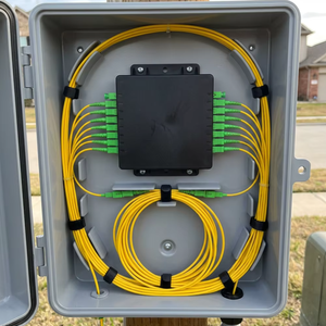 Répartiteur optique SC UPC APC PLC 1xN 2xN de type boîtier ABS pour solutions de réseau FTTH GPON EPON ODN - Product Image 5