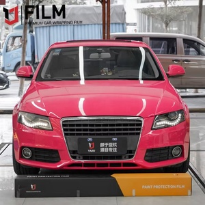 Film d'emballage PVC PET YAJIU pour <span class=keywords><strong>automobile</strong></span>, vinyle <span class=keywords><strong>automobile</strong></span> 1,52*17M/5*56FT, haute extensibilité, rouge beetroot, film vinyle <span class=keywords><strong>automobile</strong></span> amovible - Product Image 4