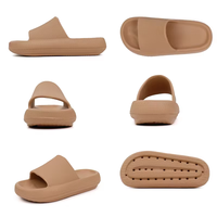 Sandales compensées BreezeStep Fashion pour femme, confortables, avec semelles épaisses en EVA et logo