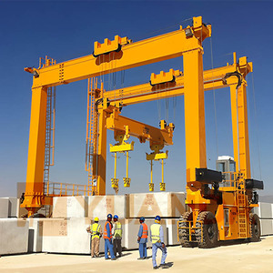 Grue portique mobile tout-terrain à pneus en caoutchouc à double poutre de 150, 250, 350, 500 tonnes pour levages lourds - Product Image 2