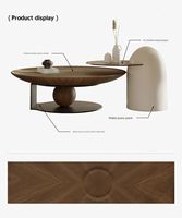 Tables basses et tables d'appoint modulaires en bois pour salon