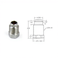 Ruby Sapphire Orifice Jet Edge H2O 203950-04 Buse à jet d'eau Buse de nettoyage industrielle pour l'enlèvement de revêtement