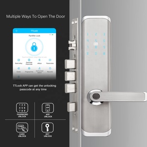 Nhà Thông Minh mã QR khóa cửa màu xanh ổ khóa thông minh cho cửa trước chống trộm vân tay TT khóa - Product Image 2