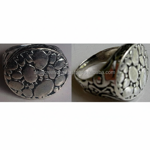 925 bague en argent Sterling nouveau modèle véritable rubis gravé bijoux en argent mariage fiançailles cadeau avec saphir pierre principale - Product Image 1