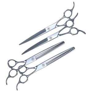 7,5 Zoll <span class=keywords><strong>High</strong></span>-<span class=keywords><strong>End</strong></span>-Haustierscheren-Set VG10-Stahl für die Hunde pflege - Product Image 1