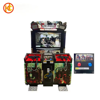 Machine d'arcade de tir Razing Storm à double joueur Simulateur 220v à pièces pour enfants et enfants Matériel de divertissement en métal