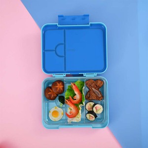 Boîte à lunch pour enfants en plastique avec gourde pour enfants, matériau Tritan, plateau amovible, sans BPA, <span class=keywords><strong>bento</strong></span> - Product Image 6