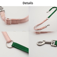Laisse double anti-emmêlement pour deux chiens, sangle en nylon réglable avec mousqueton pivotant, extension de laisse double pour chien sans nœuds