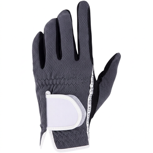 High Quality Breathable Right Hand <b>Men's</b> White Goatskin <b>Leather</b> Golf <b>Gloves</b> Size <b>S</b> Pull on Customizable Logo for Sports - Product Image 1