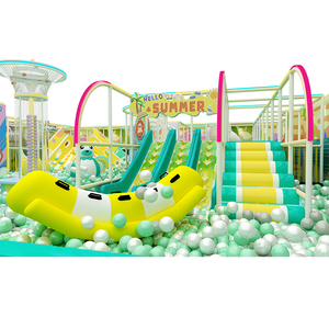 Équipement de terrain de jeu intérieur commercial certifié TUV CE Playpedia avec manège souple pour enfants de 3 à 12 ans, capacité supérieure à 800 personnes - Product Image 1