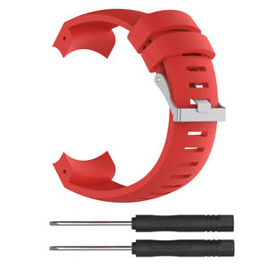 <span class=keywords><strong>Bracelet</strong></span> de remplacement de <span class=keywords><strong>bracelet</strong></span> de montre intelligent en silicone pour <span class=keywords><strong>Suunto</strong></span> <span class=keywords><strong>Core</strong></span> ALU matériau en caoutchouc respirant couleur noire - Product Image 5