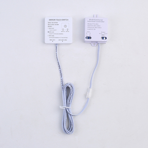 LOKIWELL AC 110-220V Hochspannungs-3A-LED-Lichtspiegel Einzelknopfschalter Blaue/Weiße LED-Anzeigen 2 Jahre Garantie für Hotels - Product Image 6