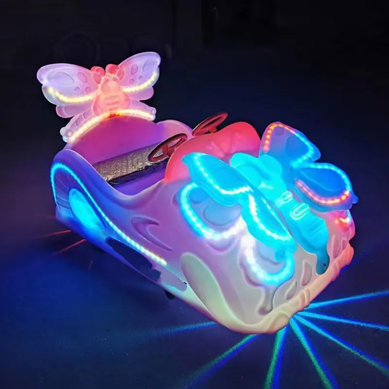 YAMOO Popular illuminated ATV bumper cars are popular in parks for children and adults