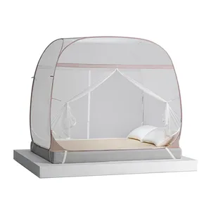 Bed Canopy For Bedroom Foldable Pop Up Mosquito Net Mongolian Yurt Mosquito Net For Bed