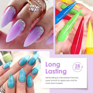 Professional 15ml Nail <strong>Gel</strong> 2000 Colors 21-Free Odorless Organic <strong>Gel</strong> Polish Private Label Salon Supplies LED Designed DIY Bottle - Product Image 2
