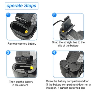 Adaptador de CA para cámara, adaptador de CA para <span class=keywords><strong>Nikon</strong></span> Z6 Z7 <span class=keywords><strong>D7500</strong></span> D7200 D7000 D7100 <span class=keywords><strong>D750</strong></span> D780 D800 D810 D850 1V1, ENEL15, EP5B, 2, 2, 2, 2, 2, 1, 2, 1, 2, 2 - Product Image 5