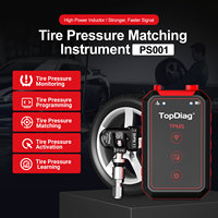 TopDiag PS001 Herramienta profesional de control de presión de neumáticos OBD2 2 en 1 433 MHz y 315 MHz Instrumento de programación TPMS