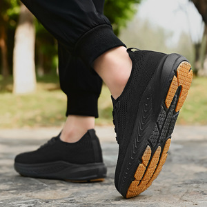 Chaussures de marche décontractées pour hommes, personnalisées, à plateforme, en maille respirante, antidérapantes, résistantes à l'usure, vente en gros - Product Image 4