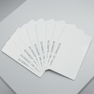 CR80 TK4100 PVC White <b>Cards</b> with RFID Hotel Use 18-bit Coding Waterproof & Printable - Product Image 2