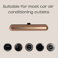 Logo personnalisé Clip de ventilation automatique Diffuseur d'huiles essentielles longue durée pour voiture Diffuseur d'aromathérapie en bois