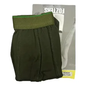 Slip da Uomo in Seta Fozters a Vita Media, Traspiranti, Vestibilità Classica con Logo Ricamato e Stampa, Taglie dalla S alla XL - Product Image 1