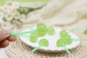 Fábrica OEM/ODM, Venta al por Mayor, Caramelos Esféricos Personalizados con Jugo de Frutas Lácticas y <span class=keywords><strong>Semillas</strong></span> de Chía, Caramelos Duros con Sabor a Kiwi - Product Image 4