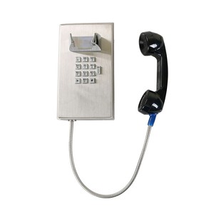 Téléphone de prison VoIP anti-vandalisme avec bouton de commande vocale, téléphone robuste analogique pour banque et usine - Product Image 3