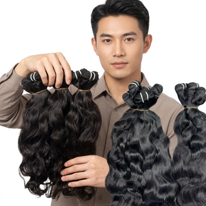 Peluca de Cabello Rizado Remy Indio SV3 de la Mejor Calidad, con Doble Trama, Frente de Encaje, con Clips, Sin Procesamiento Químico, Todos los Colores - Product Image 2