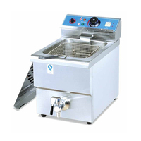 Professionele Keuken Apparatuur Rvs Elektrische Commerciële Diepe Kip Friteuse