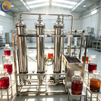 Machine de filtration à membrane transversale en acier inoxydable pour la clarification et la stérilisation du vin