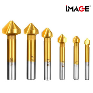 <b>Chamfering</b> <b>Tool</b> Set 6.3 To 20.5mm High Accuracy For Woodworking Milling Cutter Countersink Hole Opener Lathe Use - Product Image 4