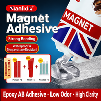 Résine époxy et durcisseur Nianlida 50 ml, adhésif époxy pour collage magnétique, fixation magnétique, imperméable, faible odeur, adhérence puissante