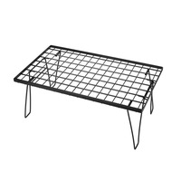 Table pliante Portable en métal bambou moderne auto-conduite planche décontractée pour Camping en plein air pique-nique stockage fer panneau Net Table
