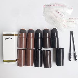 Tampon de sourcils en une étape, étiquette privée, marron, noir, étanche, Kit de tampons de sourcils, pochoir - Product Image 2