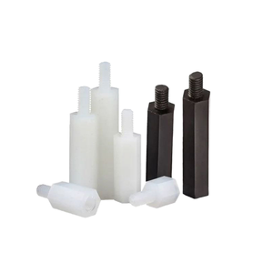 Trắng đen cách điện nhựa <span class=keywords><strong>standoffs</strong></span> cho PCB Bo mạch chủ Support-M2-M4 Đầu duy nhất Nylon Lục giác cách ly cột ốc vít - Product Image 2