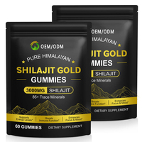 Complément Alimentaire Résine de Shilajit & Maca Gummies de l'Himalaya 3000mg Certifié Halal 60 Unités Adulte