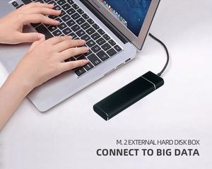 Carcasa portátil externa <span class=keywords><strong>de</strong></span> aluminio m.2 nvme ssd, <span class=keywords><strong>adaptador</strong></span> <span class=keywords><strong>usb</strong></span> 3,2, tipo c, pcie, ngff, sata, protocolo dual, carcasa nvme, nueva - Product Image 5