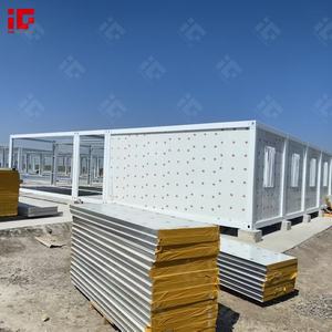 Fournisseur d'usine Maison de conteneur portable Bureau Construction modulaire Chantier préfabriqué Maison de dortoir temporaire avec toilettes - Product Image 2