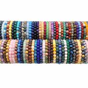 Natural Stone <b>Bracelet</b> Colorful Glass Beaded Success and Motivation Competitive B2B Price for Wholesalers Insured Shipping - Product Image 2