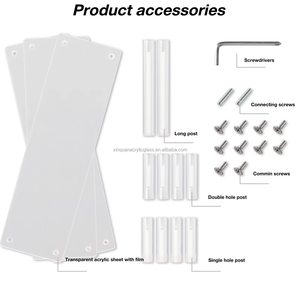 40pcs Transparent 3 Couches Acrylique Stand Display Rack Acrylique Stand Risers pour Parfum Jouet Figure Display Cases - Product Image 3