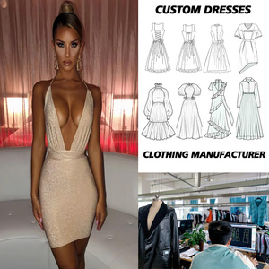 Phổ biến sâu V phụ nữ Câu lạc bộ Dresses Sling backless Bodycon Mini Evening đêm bên prom của phụ nữ váy ngắn - Product Image 1