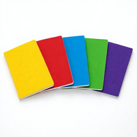 Hoiny 12er-Pack Mini Taschennotizbuch 3,5x5,5 Zoll Liniertes Papier Geschenkverpackung Geheftete Bindung 60 Blatt Großpackung Schule