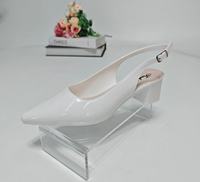 Sandalias de cuña de verano para mujer, de venta directa de fábrica, con tacón alto grueso y punta, zapatos de exterior ligeros con cierre sin cordones y punta abierta.